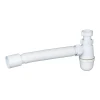 Сифон SOLOPLAST 1 1/4"*32 гофрированный 32*32/40/50 с креплением гайкой