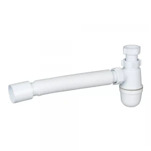 Сифон SOLOPLAST 1 1/4"*32 гофрированный 32*32/40/50 с креплением гайкой