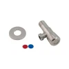 Кран приладовий WEZER SOL21В-15 1/2"x3/4" нержавіюча сталь