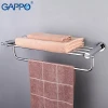 Полка с держателем для полотенец GAPPO G1824 хромированная 580 мм
