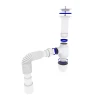Сифон для кухонной мойки KRONO PLAST У-1050 1 1/2" с литым выпуском Ø40 x 40/50