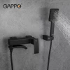 Смеситель для ванны GAPPO G3207-6 черный