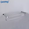 Полка с держателем для полотенец GAPPO G1824 хромированная 580 мм