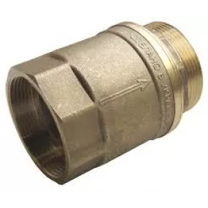 Клапан обратный STA 1 1/2" ВН латунный под байпас.