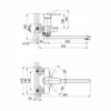 Смеситель для ванны SLAT SLT-C006W белый