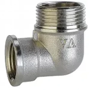 Кутник перехідний VLMZ L-139 3/4" З * 1/2" В нікельований