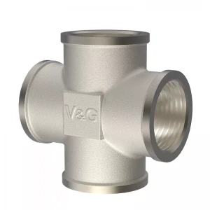 Крест V&G 1/2" ВВ латунный