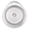 Кухонная мойка WEZER 4843(06) Decor 480x430x160 мм с сифоном