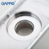 Трап для душа GAPPO G82050 100х200 мм латунный хромированный
