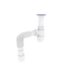 Сифон для кухонной мойки KRONO PLAST У-1050 1 1/2" с литым выпуском Ø40 x 40/50