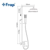 Душевая система FRAP F2421 с поворотным изливом, переключателем на лейку, 1 режим, нержавеющая сталь.