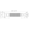 Гнучка труба ANI PLAST K206 1 1/4" x 40/50 (366-776 мм)
