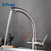 Смеситель для кухни FRAP F4399-5 сатин для двух вод