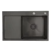 Кухонная мойка GAPPO GS7850-6R накладная 780x500 мм с PVD покрытием с правой чашей