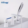 Смеситель для ванны FRAP F1134 белый/хром на борт.
