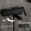 Смеситель для ванны GAPPO G3217-6 черный