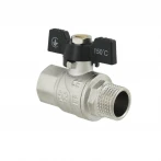 Кран шаровой Raftec BLACK PN40 ЗВ 1/2