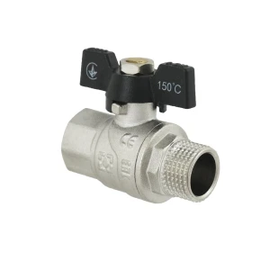 Кран шаровой Raftec BLACK PN40 ЗВ 1/2