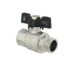 Кран шаровой Raftec BLACK PN40 ЗВ 1/2