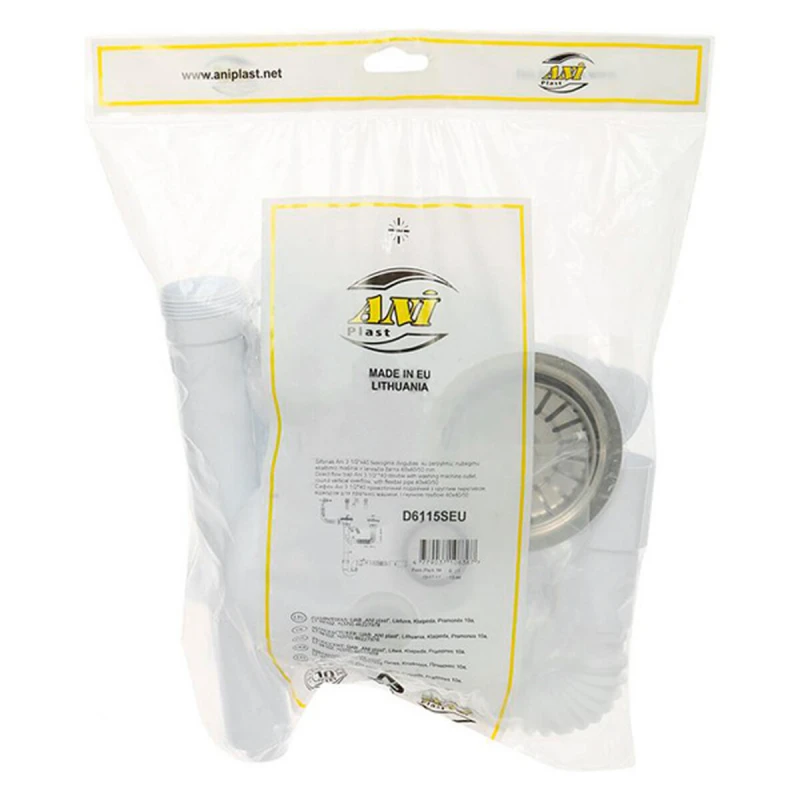 Сифон для мойки Ani Plast D6115SEU