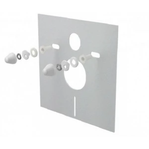 Звукоізоляційна плита з приладдям 420x400x5.5 Alcaplast M930