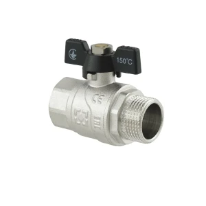 Кран шаровой Raftec BLACK PN40 ЗВ 3/4