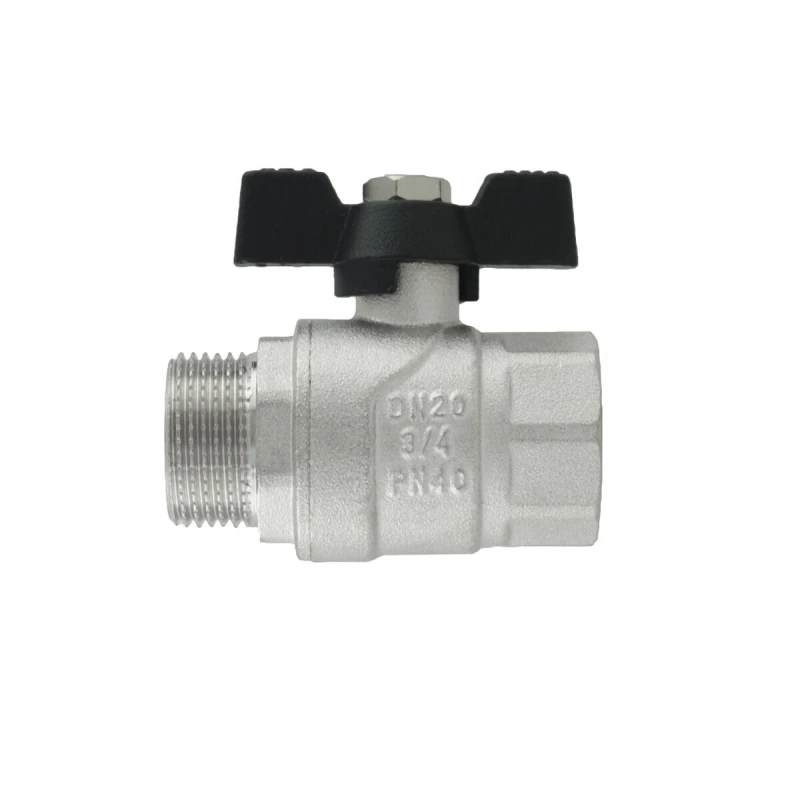 Кран шаровой Raftec BLACK PN40 ЗВ 3/4