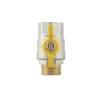 Кран шаровой Raftec YELLOW DN20 (3/4’’) ЗВ бабочка GRB21