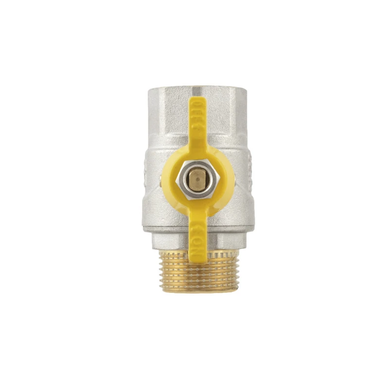 Кран шаровой Raftec YELLOW DN20 (3/4’’) ЗВ бабочка GRB21