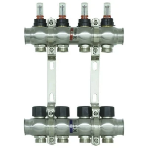 Коллектор с расходомерами Raftec STEEL 1