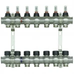 Коллектор с расходомерами Raftec STEEL 1