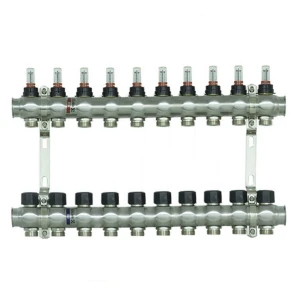 Коллектор с расходомерами Raftec STEEL 1