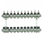 Коллектор с расходомерами Raftec STEEL 1