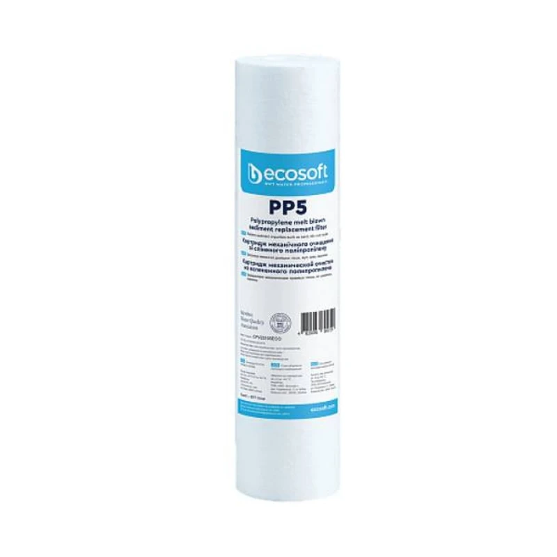 Картридж поліпропіленовий Ecosoft STANDART 5 мкм CPV25105ECOSTD
