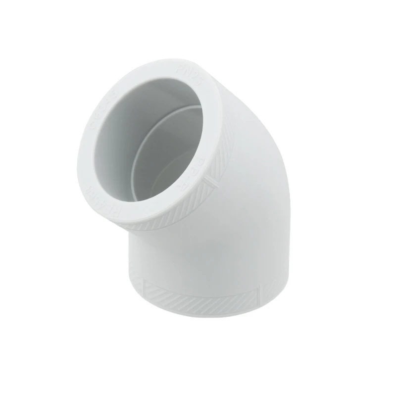 Колено PPR Raftec 45° 63мм RE45463