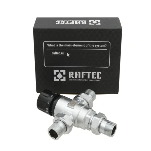Трехходовой смесительно-распределительный клапан Raftec 3/4