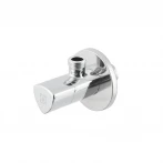 Кран приборный угловой Raftec Relo Silver 1/2