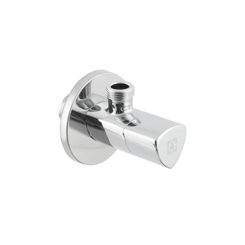 Кран приборный угловой Raftec Relo Silver 1/2