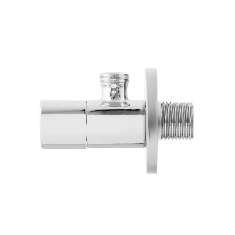 Кран приборный угловой Raftec Relo Silver 1/2