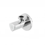 Кран приборный угловой Raftec Relo Silver 1/2