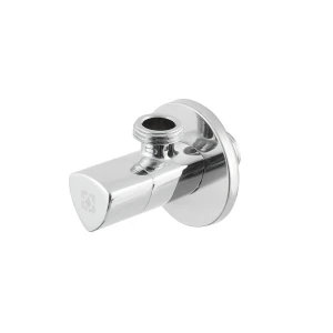 Кран приборный угловой Raftec Relo Silver 1/2