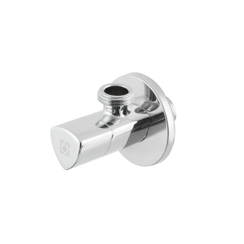 Кран приборный угловой Raftec Relo Silver 1/2