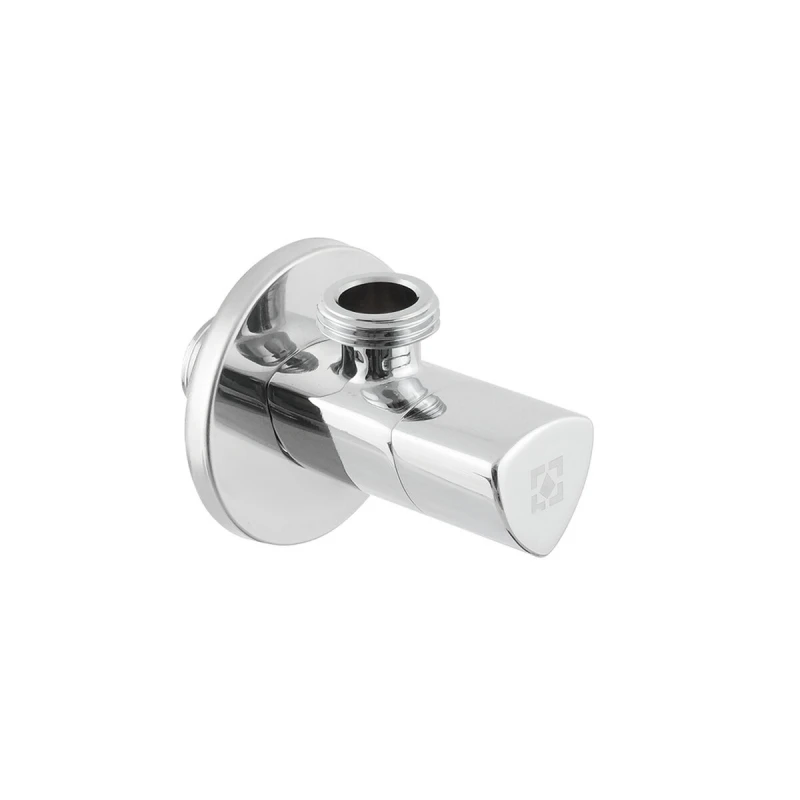 Кран приборный угловой Raftec Relo Silver 1/2
