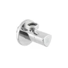 Кран приборный угловой Raftec Relo Silver 1/2