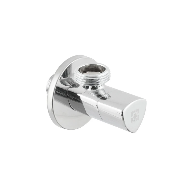 Кран приборный угловой Raftec Relo Silver 1/2