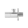 Кран приборный угловой Raftec Relo Silver 1/2