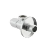 Кран приборный угловой Raftec Relo Silver 1/2