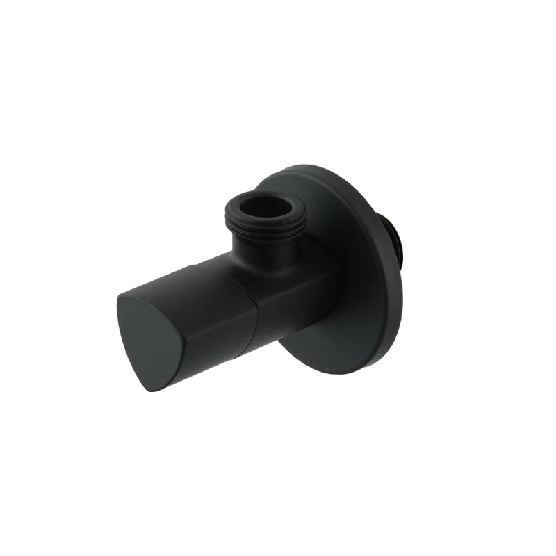 Кран приборный угловой Raftec Relo Black 1/2