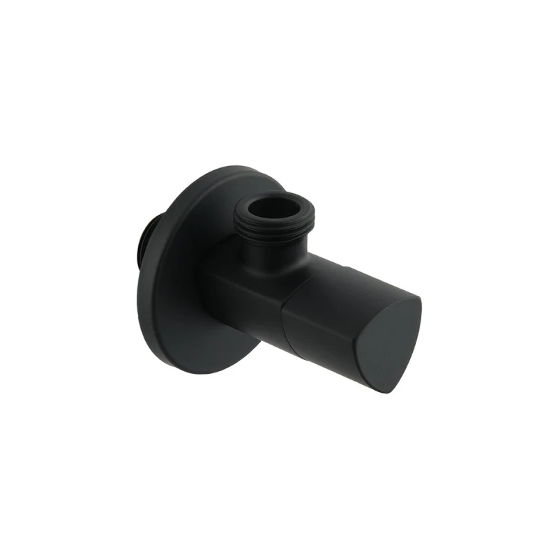 Кран приборный угловой Raftec Relo Black 1/2