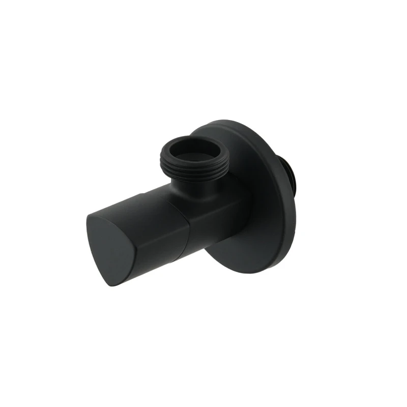 Кран приборный угловой Raftec Relo Black 1/2